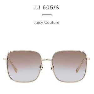 Juicy Couture Rectangle Mirror Sunglasses w/ Case